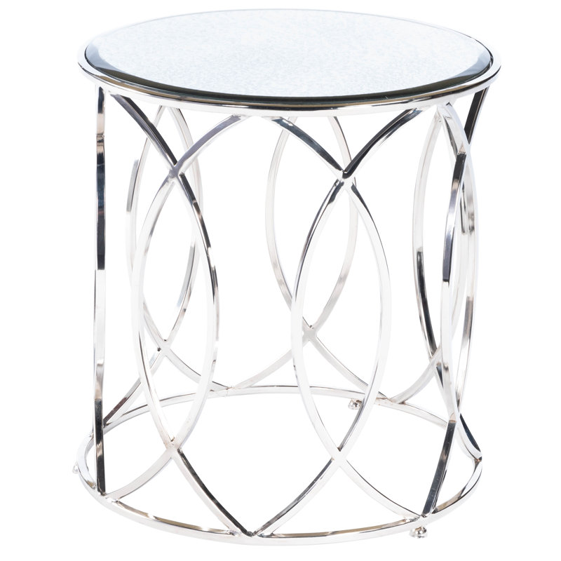 Desiree Mirrored End Table