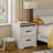 Glenford 24 inch Tall Nightstand set of 2 with Cabinet and Drawer-850142942