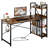Sarahlouise Computer Desk with Power Outlet & Storage Shelves, PC Desk Workstation for Home Office-1068014540-1068014384