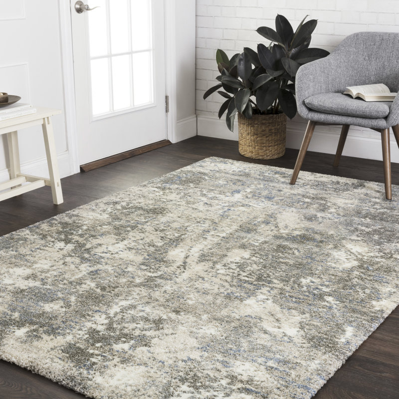 Gilchrist Abstract Indoor Rug, Square 1'6"