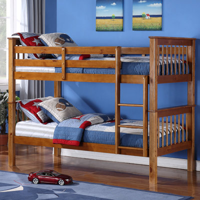 Bunk Bed with Built-in Ladder Included