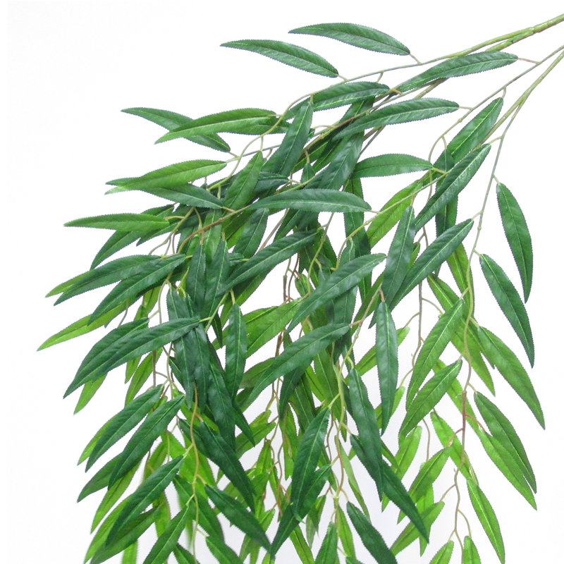 Weeping Willow Leaf Hanging Plant Greenery Spray