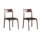 Gish Leatherette Stacking Side Chair Dining Chair