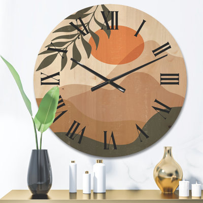 Solid Wood Wall Clock