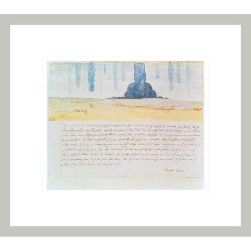 A Vision by Albrecht Dürer -Framed Giclee Print, 13.75" H x 15.51" W