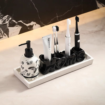 Ensemble de distributeur de savon pour salle de bain