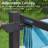 Aluminum Pergola with Canopy-81082245-87467620