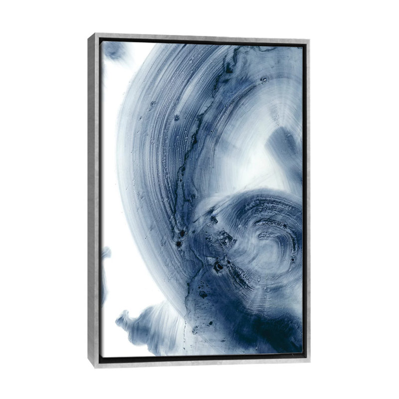 " Quasars II " by Ethan Harper, 48" H x 32" W x 1.5" D, Silver Framed, No Mat