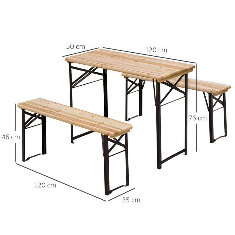 Hutsell 4 - Person Patio Dining Set with Rectangular Table
