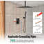 Système de douche complet avec valve brute-93912349