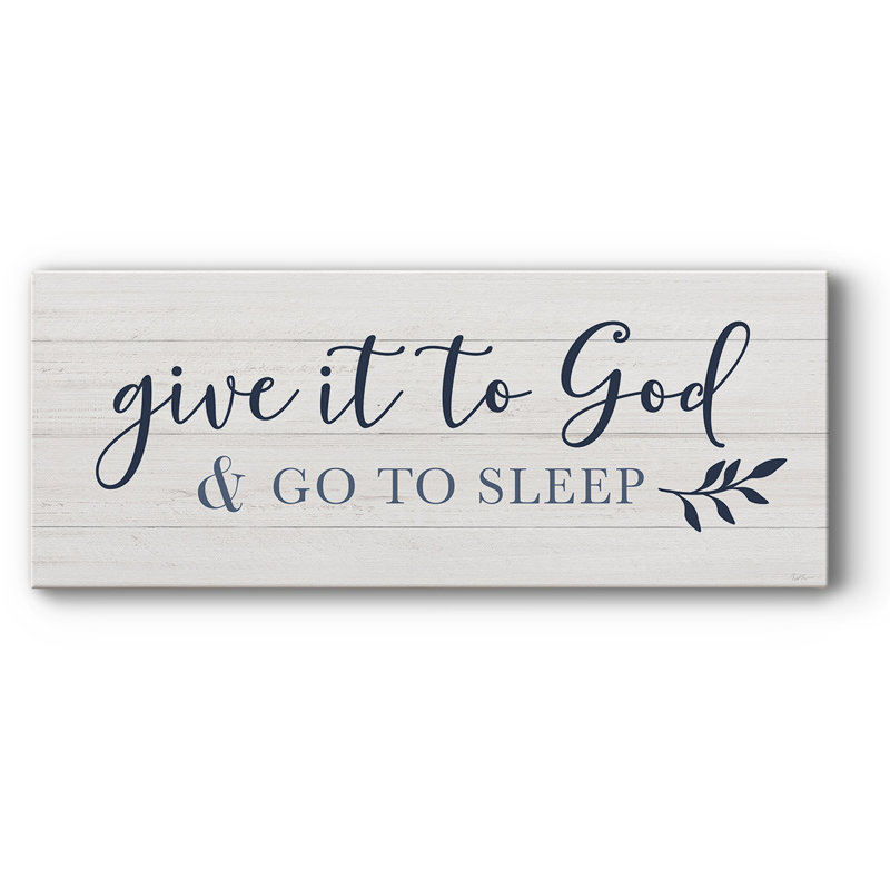 « Give It To God », H 20 po x l 50 po x P 1,5 po