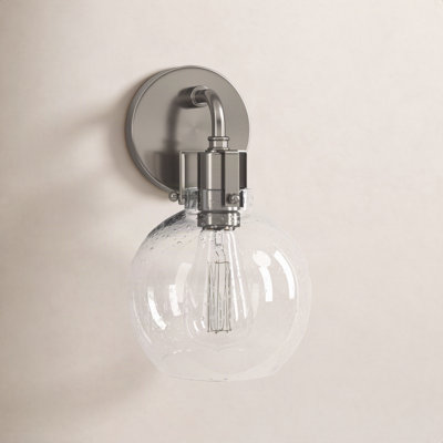 Byrne Single Light Dimmable Armed Sconce