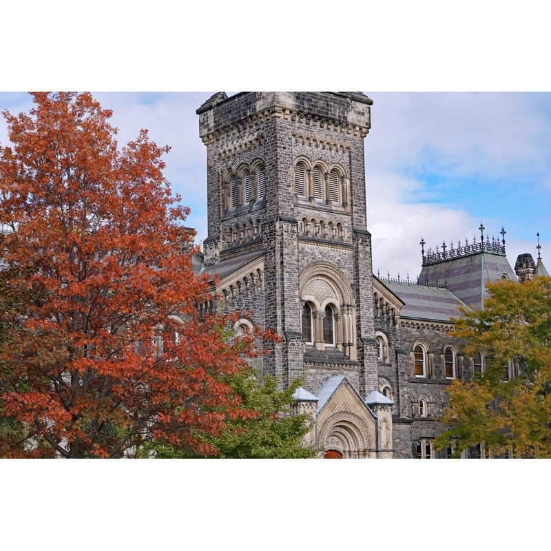 University CampUS With Gothic Architecture by Peterspiro - Wrapped Canvas Print, 20cm H x 30cm W