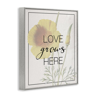 «Vintage Love Grows Here», estampe numérique, design par Lil 'Rue
