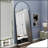 Arch Full Length Mirror With Metal Frame, Large Standing Mirror For Bedroom And Living Room, Clear Reflection And Elegant Design