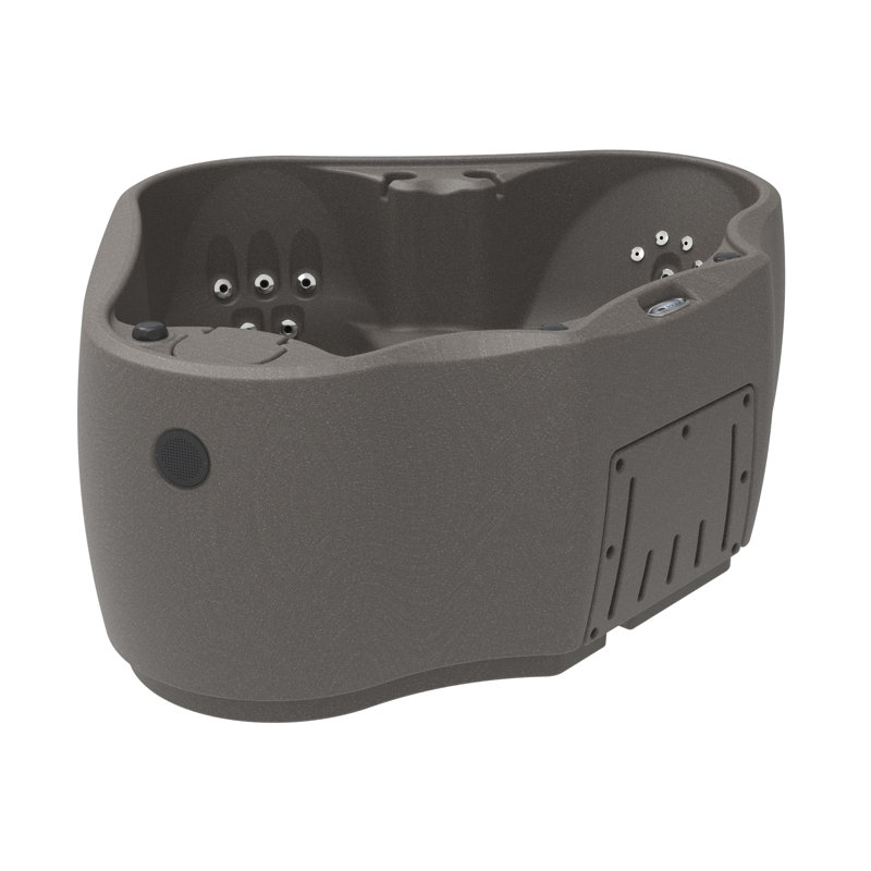 AquaRest Discover AR300 Standard 2-Person 20-Jet Oval Plug & Play Hot Tub with LED Waterfall and Friction Heating, Keystone