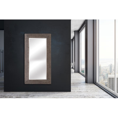 Miroir rectangulaire en bois
