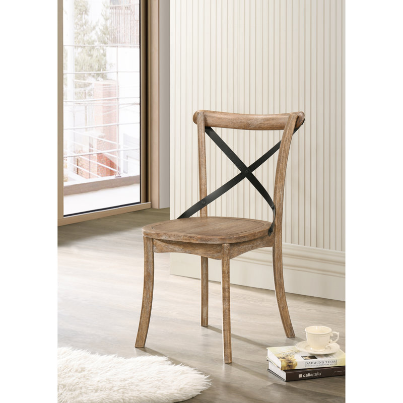 Ensemble de 2 chaises d'appoint Kappel, Beige