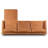 Sorrento Full-Grain Genuine Italian Leather Sectional-1097176741-1097176762