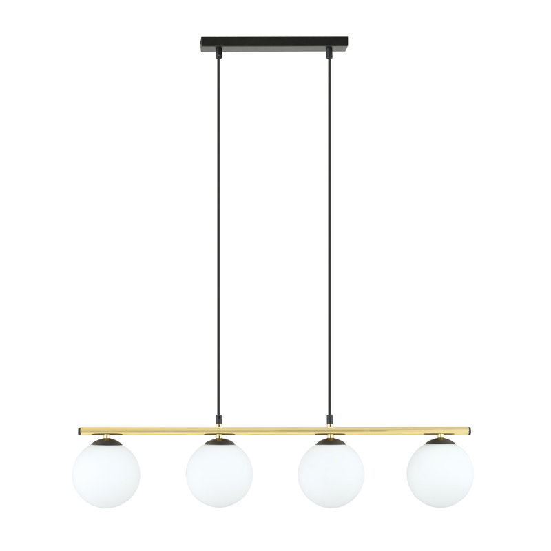 Almetter 4 - Light Kitchen Island Pendant, Black