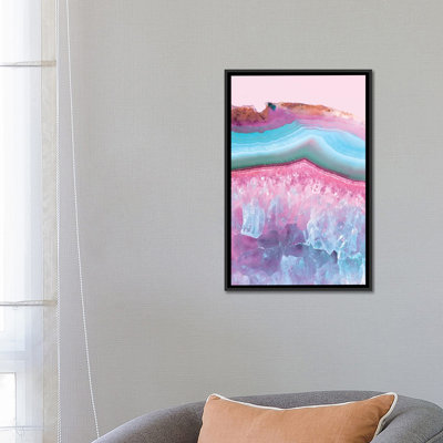 « pastel agate », impression sur toile