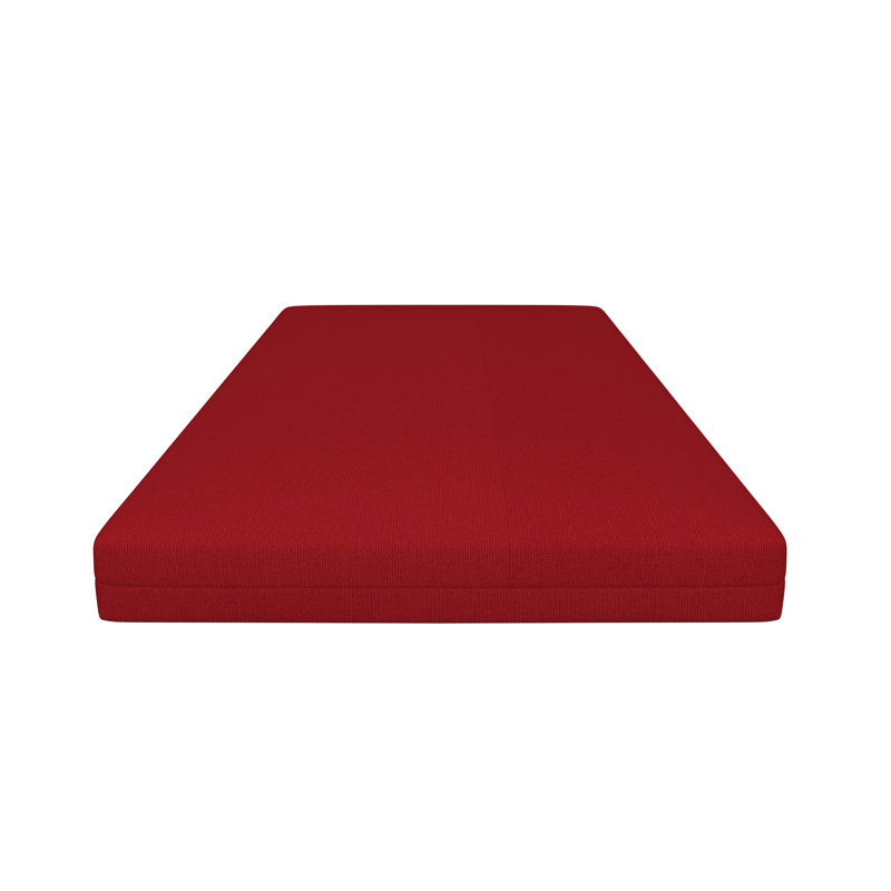 Sunbrella® Outdoor Lounge Chair Cushion, Canvas Jockey Red Sunbrella® Canvas