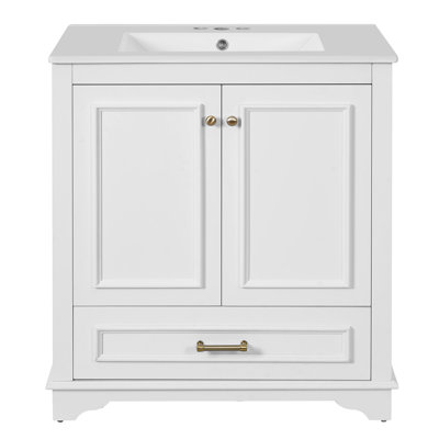 Meuble-lavabo 30 po avec lavabo en céramique