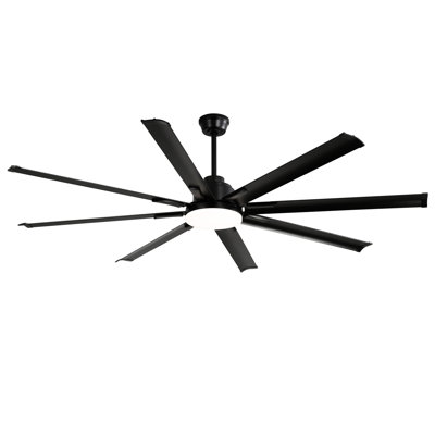 84 Inch Modern Large Design Ceiling Fans With Smart Remote Control 8 Fan Blades For Living Room