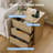 1 Pack/ 2 Pack Fluted Wood Nightstand with Charging Station, 1/2/3 Drawers, USB & Type-C Ports, Elegant Modern Vintage Side Table-992808497-992808499