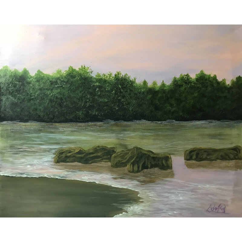 Rêves par Alicia Lopez, H 25,25 po x l 31,25 po x P 0,875 po