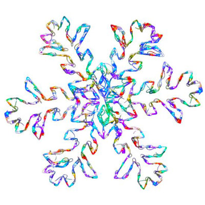 Snowflake Dendrite LED Pure White 48 in