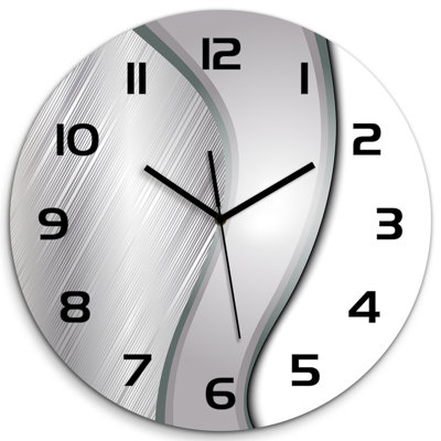Jukka Glass Wall Clock