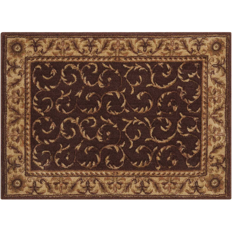 Tapis brun Arrowpoint, Rectangle 2 pi x 2 pi 9 po