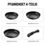 Bruck Aluminum Non-Stick Skillet Set