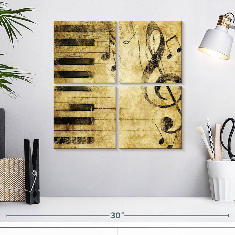 Notes de musique Abarca, H 18 po x l 18 po