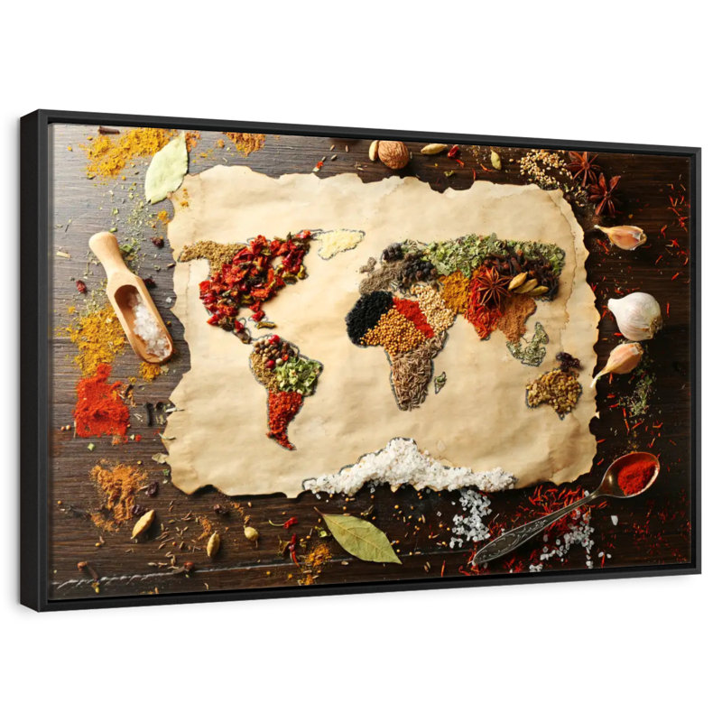 Yarlin World Spices, 27" H x 40" W