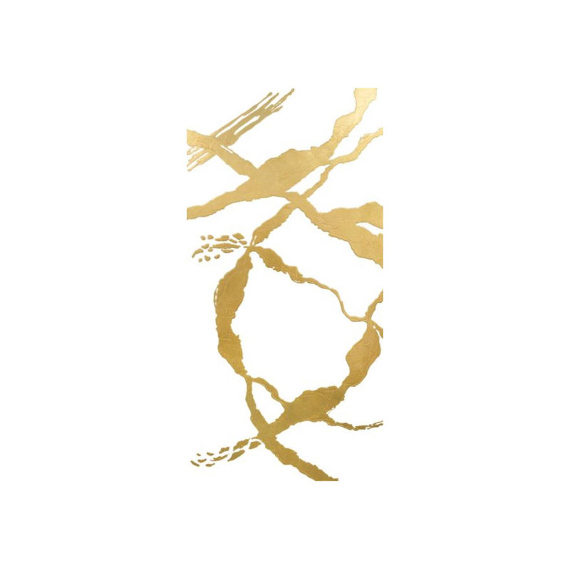 Golden Silhouette III Print by Beverly Fuller