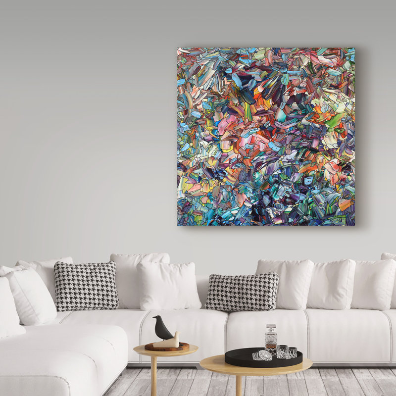 «Fragmenting Heart» par Gerrity, impression sur toile tendue, H 35 po x l 35 po x P 2 po