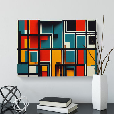 Bauhaus Architecture Vol.3 Abstract - Wrapped Canvas Print