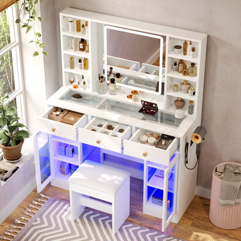 Meuble-lavabo Tovae, Blanc