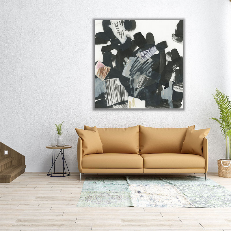 Volcanic Luna I - reproduction d'art sur toile, H 20 po x l 20 po