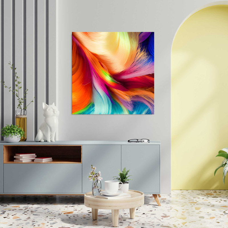 "Construit Dreams - Composition I (Square)" par Nikita Mann, reproduction sur toile, L 28 po x l 28 po