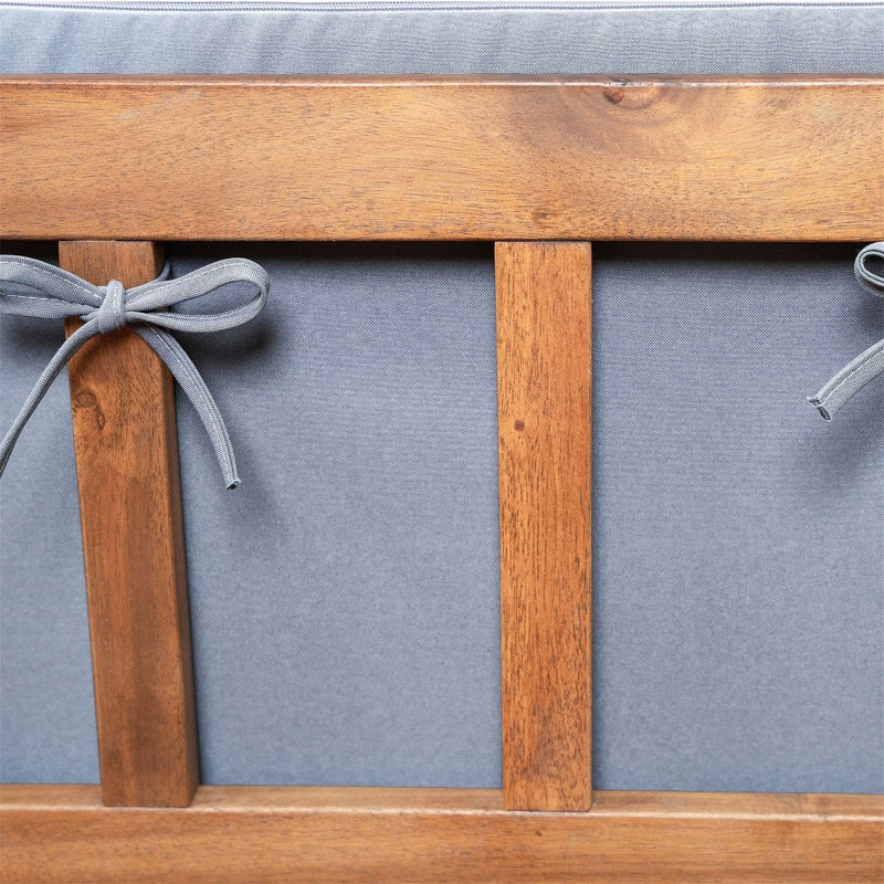 Ensemble de canapé de jardin avec petite table pour les cours, Gris