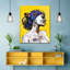 Impression sur toile abstrait africain-505416220