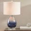 Lampe de table en verre Ombre