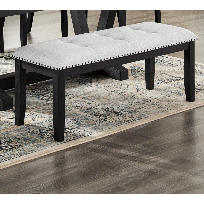 Banc de salle à manger rembourré 1pc