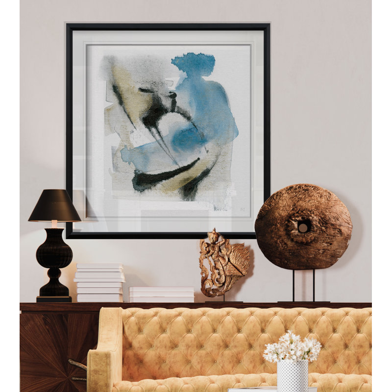 'Artesian Spring I' Print, 27" H x 27" W x 1.5" D, Black Framed