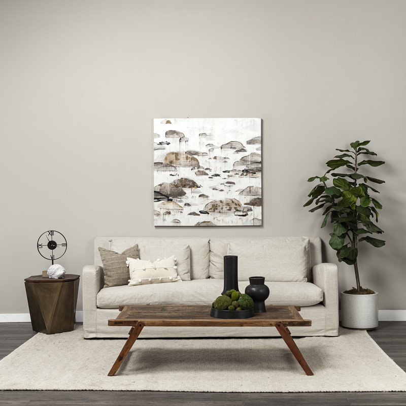 Nessa 93" Slipcovered Sofa, Cream Linen Blend