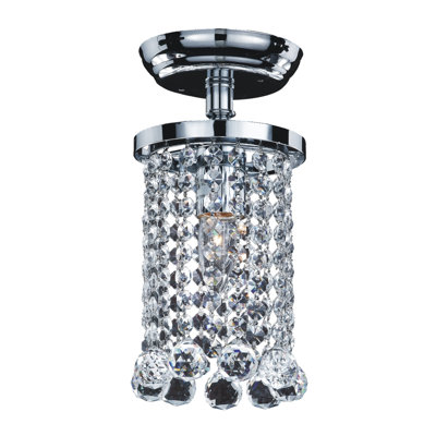 Plafonnier semi-encastré cylindrique 5,5 po à 1 lumière Delisle