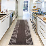 Shadow Tufted Geometric Dark Gray/White Area Rug